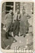 1957, Comodoro Rivadavia, prowincja Chubut, Argentyna.
Ludwik Figna (pierwszy z lewej) z kolegami.
Fot. NN, zbiory Juana Ludvica Figny, reprodukcje cyfrowe w Bibliotece Polskiej im. Ignacego Domeyki w Buenos Aires (Biblioteca Polaca Ignacio Domeyko) i w Ośrodku KARTA w Warszawie.