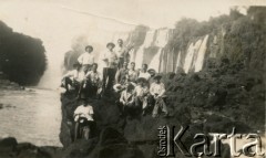 Brak daty, Foz de Iguazu, prowincja Misiones, Argentyna.
Wodospady Iguazu. 
Fot. NN, ze zbiorów Archivo Historico-Central 