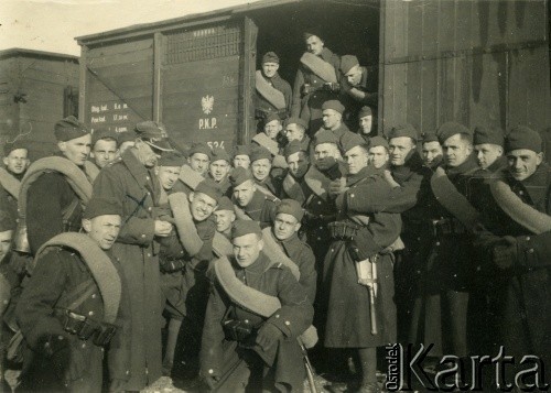 1930-1938, Polska.
Wyjazd 28 pułku Korpusu Ochrony Pogranicza 