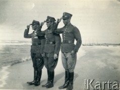 1930-1938, Pomorze, Polska.
Manewry wojskowe 28 pułku Korpusu Ochrony Pogranicza 