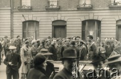 1945-1950, Anglia, Wielka Brytania.
Spotkanie polskich żołnierzy z Naczelnym Wodzem Polskich Sił Zbrojnych na Zachodzie (1944-1946) gen. Tadeuszem Komorowskim 