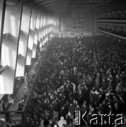 Lata 60., Warszawa, Polska.
Tor wyścigów konnych Służewiec.
Fot. Marek Zürn, zbiory Fundacji Ośrodka KARTA