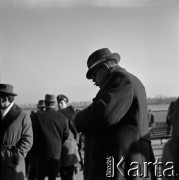 Lata 60., Warszawa, Polska.
Tor wyścigów konnych Służewiec.
Fot. Marek Zürn, zbiory Fundacji Ośrodka KARTA
