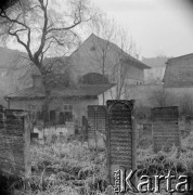 Lata 60., Kraków, Polska.
Remuh - cmentarz żydowski na krakowskim Kazimierzu.
Fot. Marek Zürn, zbiory Fundacji Ośrodka KARTA