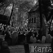 Lata 60., Kraków, Polska.
Remuh - cmentarz żydowski na krakowskim Kazimierzu.
Fot. Marek Zürn, zbiory Fundacji Ośrodka KARTA