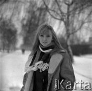 1967-69, Warszawa, Polska.
Maryla Rodowicz, piosenkarka, n/z jako studentka Akademii Wychowania Fizycznego.
Fot. Marek Zürn, zbiory Fundacji Ośrodka KARTA