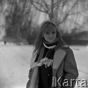1967-69, Warszawa, Polska.
Maryla Rodowicz, piosenkarka, n/z jako studentka Akademii Wychowania Fizycznego.
Fot. Marek Zürn, zbiory Fundacji Ośrodka KARTA