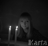 1967-69, Warszawa, Polska.
Maryla Rodowicz, piosenkarka, n/z jako studentka Akademii Wychowania Fizycznego.
Fot. Marek Zürn, zbiory Fundacji Ośrodka KARTA