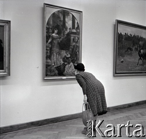 Lata 60., Warszawa, Polska.
Muzeum Narodowe.
Fot. Marek Zürn, zbiory Fundacji Ośrodka KARTA