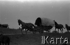 Lata 60., miejsce nieznane.
Jarmark cygański.
Fot. Marek Zürn, zbiory Fundacji Ośrodka KARTA