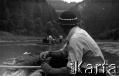 Lata 60., Pieniny, Polska.
Spływ Dunajcem.
Fot. Marek Zürn, zbiory Fundacji Ośrodka KARTA