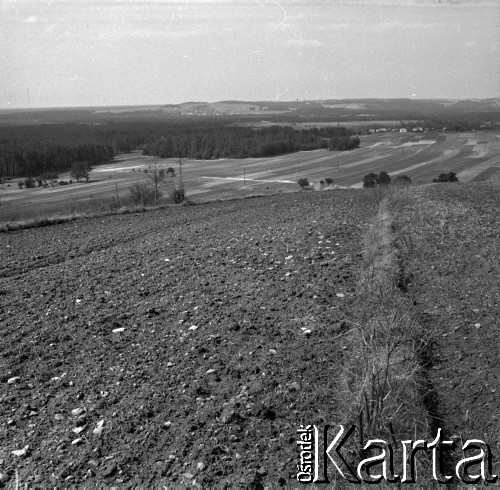 Lata 60., Lubelszczyzna, Polska.
Zaorane pole.
Fot. Marek Zürn, zbiory Fundacji Ośrodka KARTA