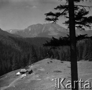 Lata 60., Tatry, Polska.
Schronisko na Przysłopie Miętusim (obecnie nieistniejące).
Fot. Marek Zürn, zbiory Fundacji Ośrodka KARTA