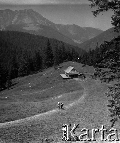 Lata 60., Tatry, Polska.
Schronisko na Przysłopie Miętusim (obecnie nieistniejące).
Fot. Marek Zürn, zbiory Fundacji Ośrodka KARTA