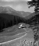 Lata 60., Tatry, Polska.
Schronisko na Przysłopie Miętusim (obecnie nieistniejące).
Fot. Marek Zürn, zbiory Fundacji Ośrodka KARTA