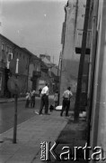 Lata 60., Stary Sącz, Polska.
Ulica miasteczka.
Fot. Marek Zürn, zbiory Fundacji Ośrodka KARTA