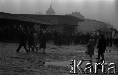 Lata 60., Lublin, Polska.
Dworzec autobusowy.
Fot. Marek Zürn, zbiory Fundacji Ośrodka KARTA