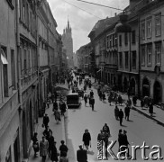 Lata 60., Kraków, Polska.
Ulica Floriańska.
Fot. Marek Zürn, zbiory Fundacji Ośrodka KARTA