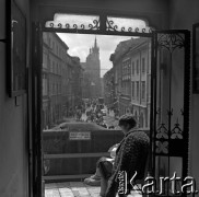 Lata 60., Kraków, Polska.
Ulica Floriańska.
Fot. Marek Zürn, zbiory Fundacji Ośrodka KARTA