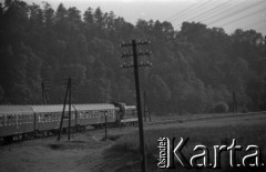 Lata 60., Podhale, Polska.
Pociąg do Zakopanego.
Fot. Marek Zürn, zbiory Fundacji Ośrodka KARTA