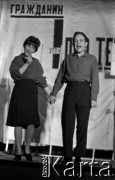 Lata 60., Warszawa, Polska.
Przedstawienie teatru studenckiego.
Fot. Marek Zürn, zbiory Fundacji Ośrodka KARTA