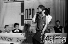 Lata 60., Warszawa, Polska.
Przedstawienie teatru studenckiego.
Fot. Marek Zürn, zbiory Fundacji Ośrodka KARTA
