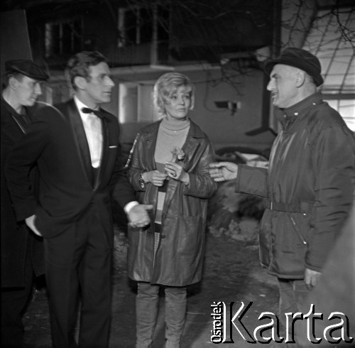 1968, Warszawa, Polska.
Plan zdjęciowy filmu 