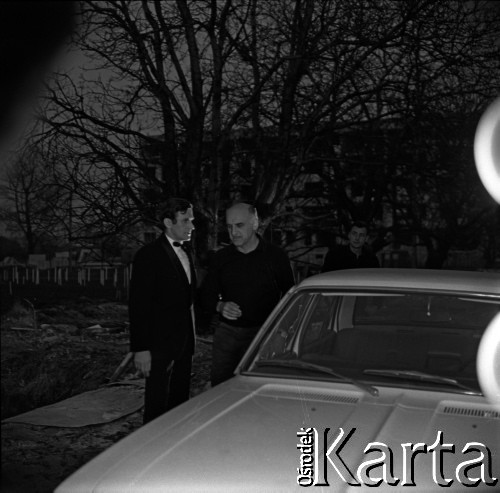 1968, Warszawa, Polska.
Plan zdjęciowy filmu 