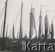 1930-1940, miejsce nieznane.
Żaglówki w porcie.
Fot. NN, kolekcja rodziny Walińskich, zbiory Fundacji Ośrodka KARTA
