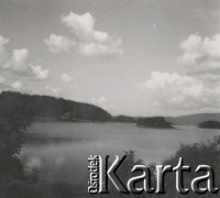 1930-1940, miejsce nieznane.
Krajobraz.
Fot. NN, kolekcja rodziny Walińskich, zbiory Fundacji Ośrodka KARTA