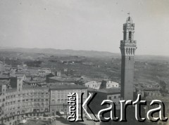 1930-1950, Siena, Włochy.
Widok na Sienę.
Fot. NN, kolekcja rodziny Walińskich, zbiory Fundacji Ośrodka KARTA