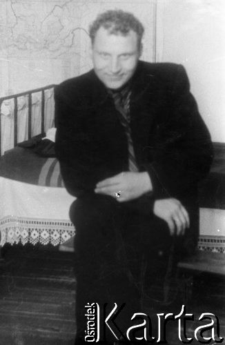 1955 lub 1956, Norylsk, Krasnojarski Kraj, ZSRR.
Jan Kriwel, więzień łagrów.
Fot. NN, zbiory Ośrodka KARTA, udostępnił Jan Kriwel