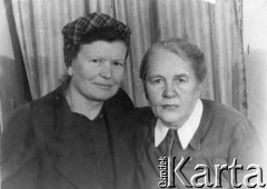 1953, Inta, Komi ASRR, ZSRR.
Anna Siemienowska i Józefa Jankowska (z prawej) podczas pobytu na zesłaniu.
Fot. NN, zbiory Ośrodka KARTA, udostępniła Dorota Cywińska