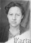 1941, Kara-Guga, Karelska ASRR, ZSRR.
Waleria Luro na zesłaniu - zdjęcie portretowe.
Fot. NN, zbiory Ośrodka KARTA, udostępniła Waleria R. Sawicka