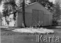 1941, Smoleńsk, ZSRR.
Kwatery lotników niemieckich w lasach koło Smoleńska, namiot. 
Fot. z albumu gen. Hellmutha Bienecka, przekazał Piotr Kleeberg, zbiory Fundacji Ośrodka KARTA