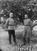 1917, Rosja.
Mieczysław Gaydamowicz (z lewej) z kolegą w czasie I wojny światowej.
Fot. NN, zbiory Ośrodka KARTA, udostępnił Tadeusz Gaydamowicz.