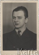 16.02.1941, Bukareszt, Rumunia.
Polscy uchodźcy w Rumunii podczas II wojny światowej. Tadeusz Pytel. Dedykacja na odwrocie: 