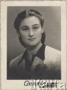 25.05.1944, Craiova, Rumunia.
Halina Szalleyówna. Napis na odwrocie: 