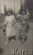 Lata 40., Bukareszt, Rumunia.
Pani Halina Cygankowa i  Eugenia Wiszniowska - ciocia 