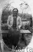Lata 40-te, Afryka.
Zofia Mielnicka, matka Bolesława, fotografia wykonana po przyjeździe do Afryki.
Fot. NN, zbiory Ośrodka KARTA, udostępniła Maria Sobolewska