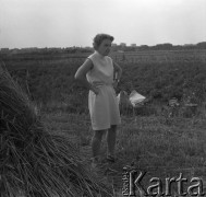 lata 60-te lub lata 70-te, Polska
Fotoreporterka Irena Jarosińska 
Fot. Irena Jarosińska, zbiory Ośrodka KARTA