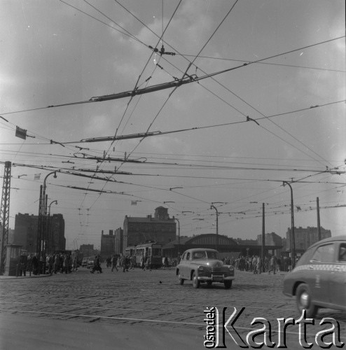 lata 60-te, Warszawa, Polska
Ulica Marszałkowska
Fot. Irena Jarosińska, zbiory Ośrodka KARTA
