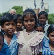 Lata 80., Indie.
Hinduska szkoła.
Fot. Irena Jarosińska, zbiory Ośrodka KARTA