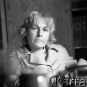 Lata 70., Polska.
Mirosława Wieczorek.
Fot. Irena Jarosińska, zbiory Ośrodka KARTA

