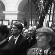 Lata 70., Polska.
Uroczystość w Auli Politechniki Warszawskiej.
Fot. Irena Jarosińska, zbiory Ośrodka KARTA
