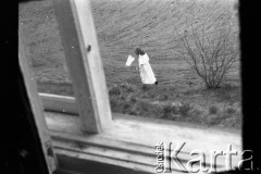 Lata 80., Polska.
Widok z okna.
Fot. Irena Jarosińska, zbiory Ośrodka KARTA