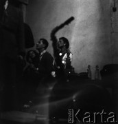 Sierpień 1956, Sopot, Polska
I Ogólnopolski Festiwal Muzyki Jazzowej. Muzycy za kulisami.
Fot. Irena Jarosińska, zbiory Ośrodka KARTA