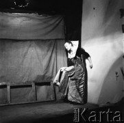 1961-1962, Warszawa, Polska.
Teatr Osobny (pl. Dąbrowskiego). Spektakl 