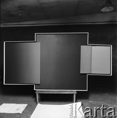 1968, Warszawa, Polska.
Obraz Kajetana Sosnowskiego.
Fot. Irena Jarosińska, zbiory Ośrodka KARTA