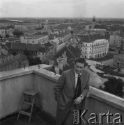 lata 60-te, Warszawa, Polska.
Kompozytor Tadeusz Baird.
Fot. Irena Jarosińska, zbiory Ośrodka KARTA.